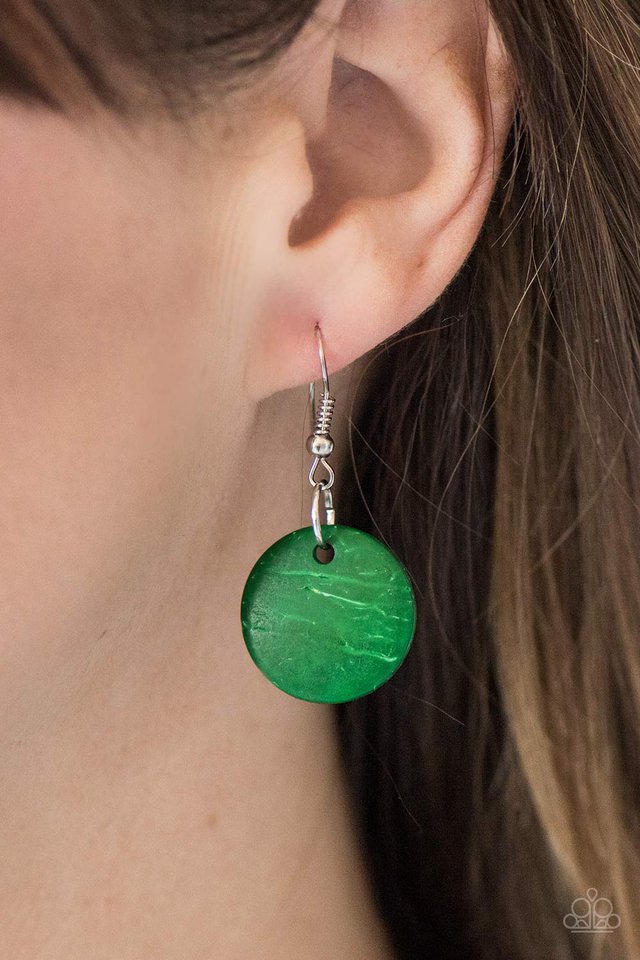 Paparazzi ♥ Fiji Flair - Green ♥ Necklace