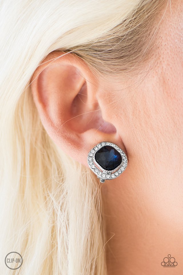 Paparazzi ♥ BRIDE With Me - Blue Clip-On ♥ Clip-On