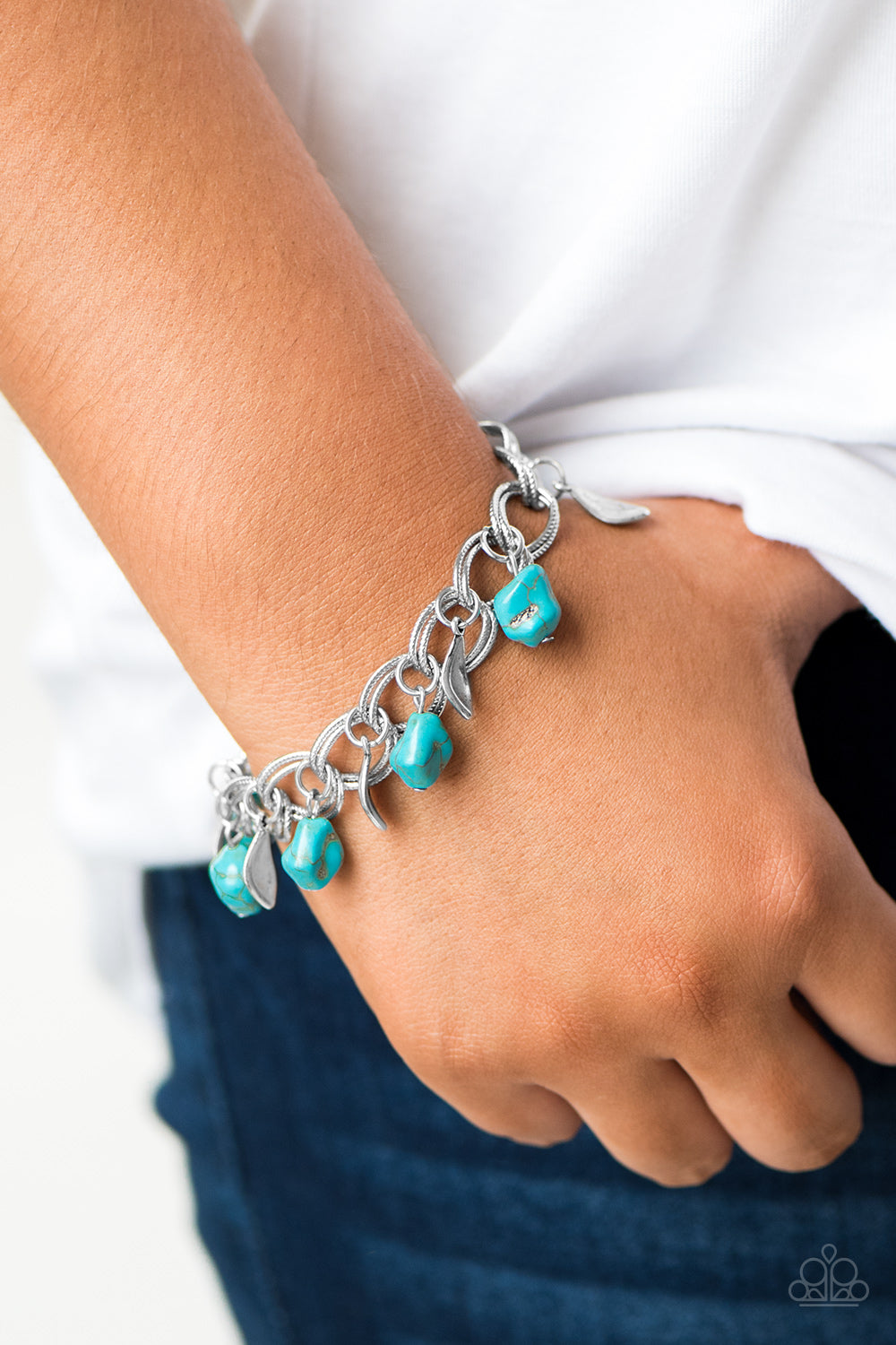 Paparazzi ♥ Walk With Nature - Blue ♥ Bracelet
