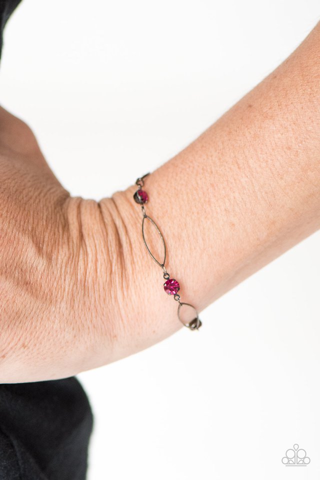 Paparazzi ♥ The Right Time - Pink ♥ Bracelet