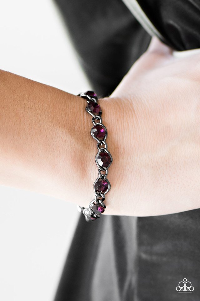 Paparazzi ♥ Last GLAM Standing - Purple ♥ Bracelet