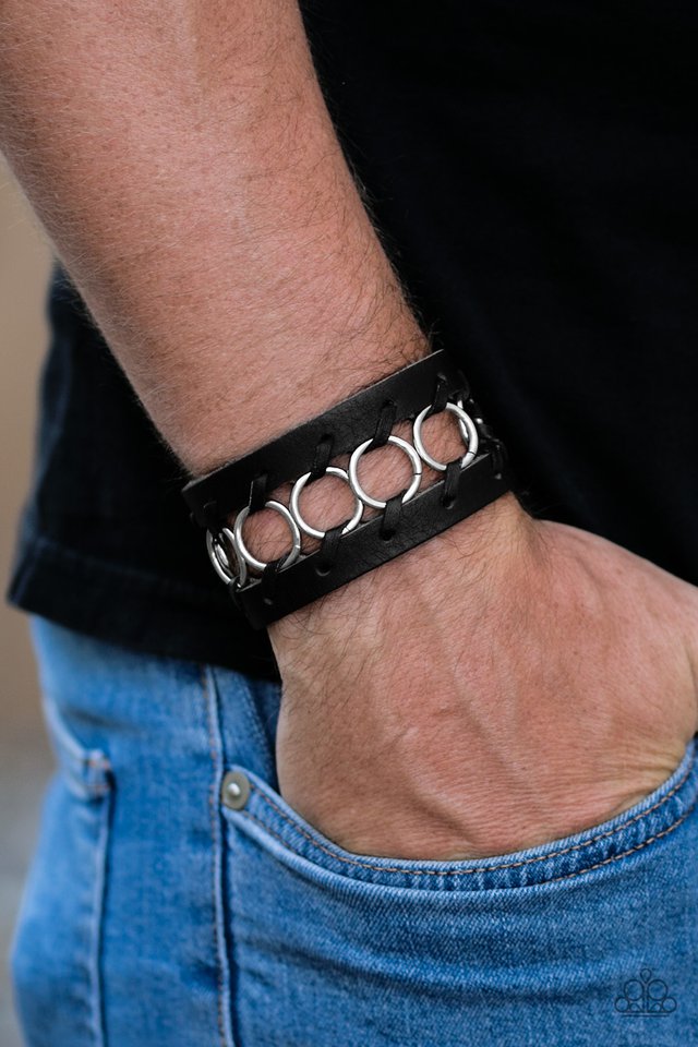 Paparazzi ♥ Rebel Revelry - Black ♥ Bracelet