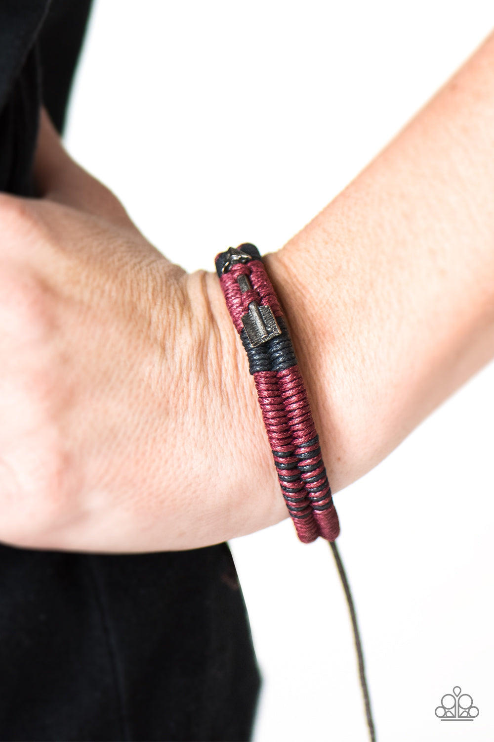 Paparazzi ♥ Straight and ARROW - Red ♥ Bracelet
