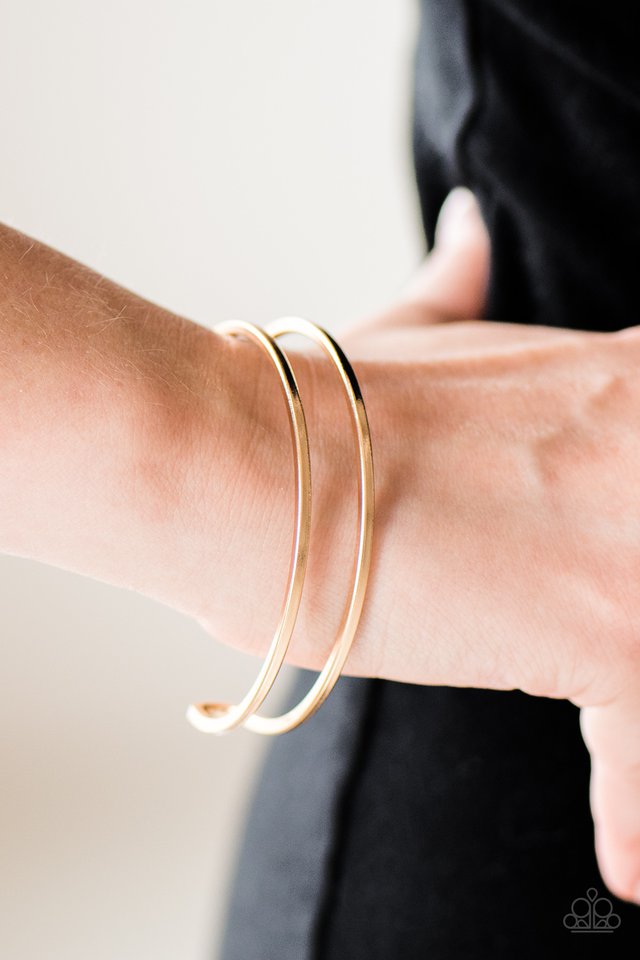 Paparazzi ♥ Urban Rules - Gold ♥ Bracelet