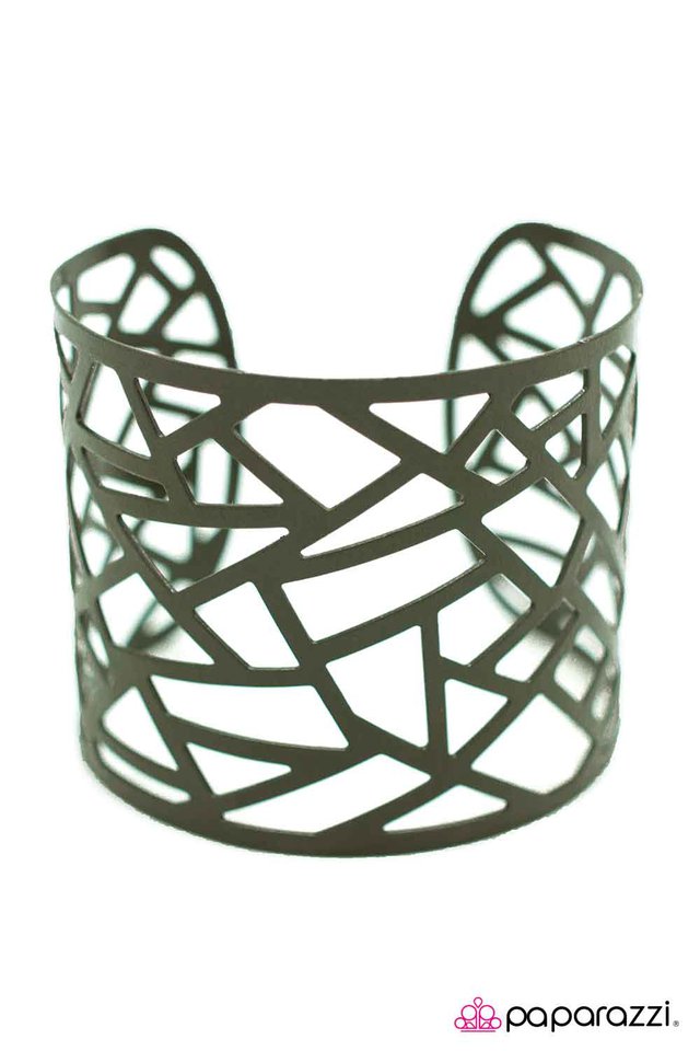 Paparazzi ♥ Fractured - Green ♥ Bracelet