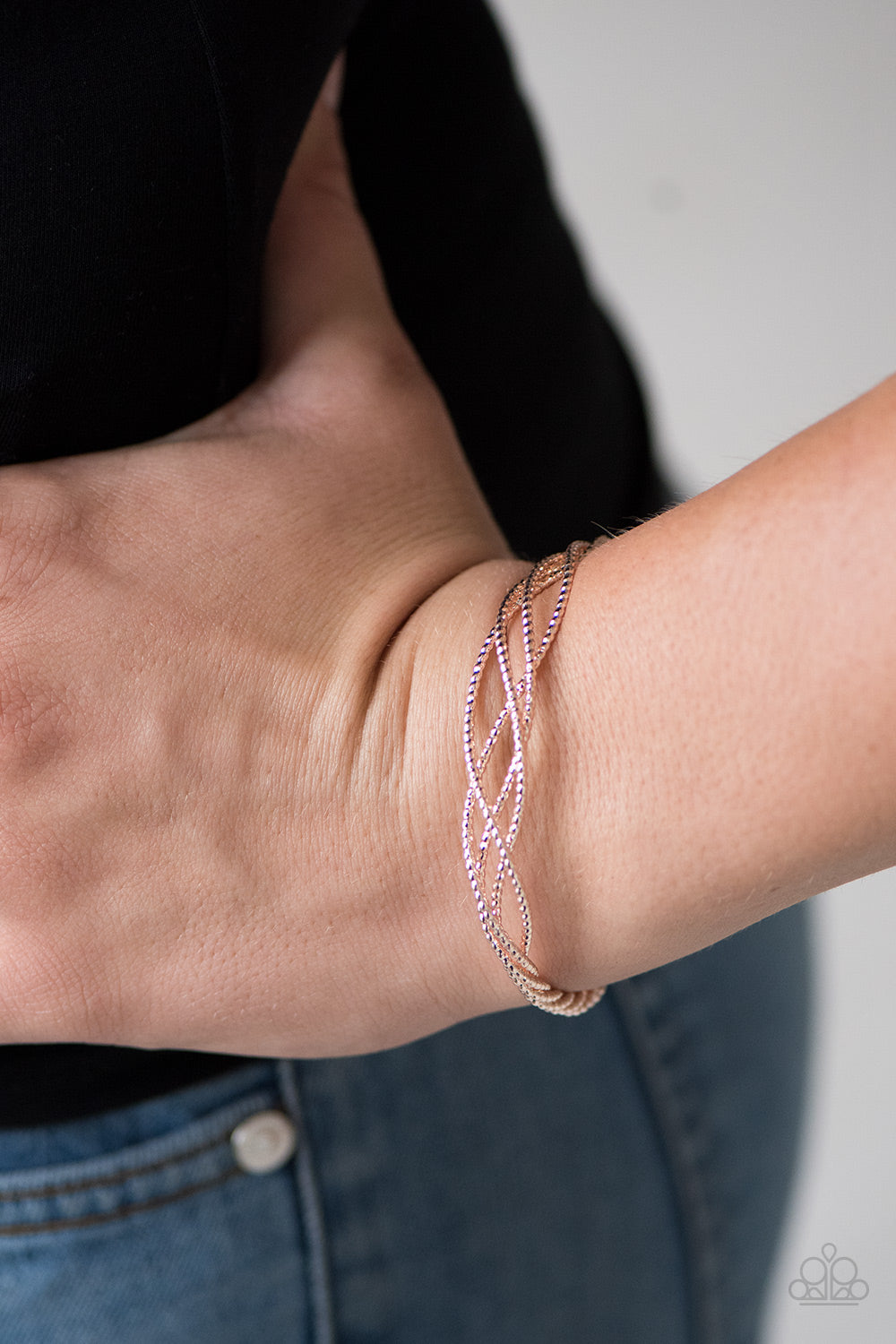 Paparazzi ♥ City Life - Rose Gold ♥ Bracelet