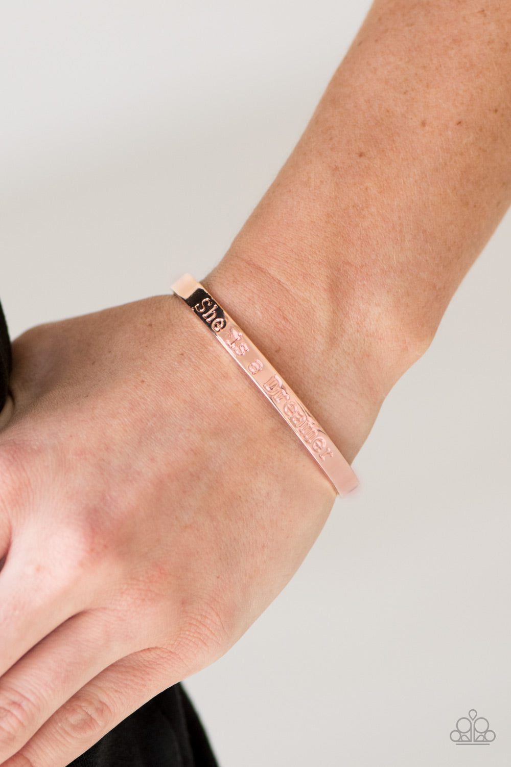 Paparazzi ♥ She Is A Dreamer - Rose Gold ♥ Bracelet
