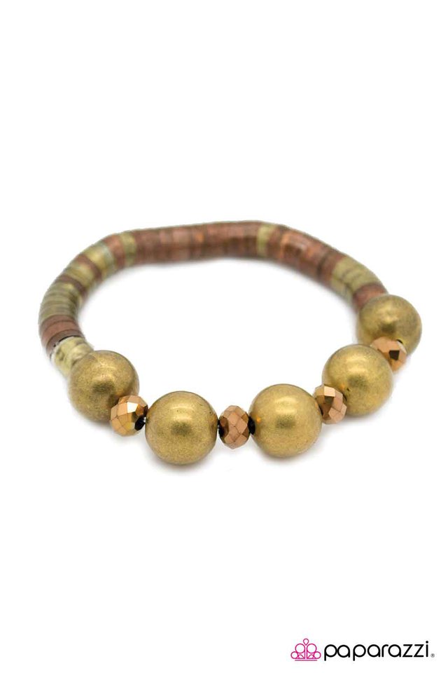 Paparazzi ♥ Metallic Medley - Brass ♥ Bracelet