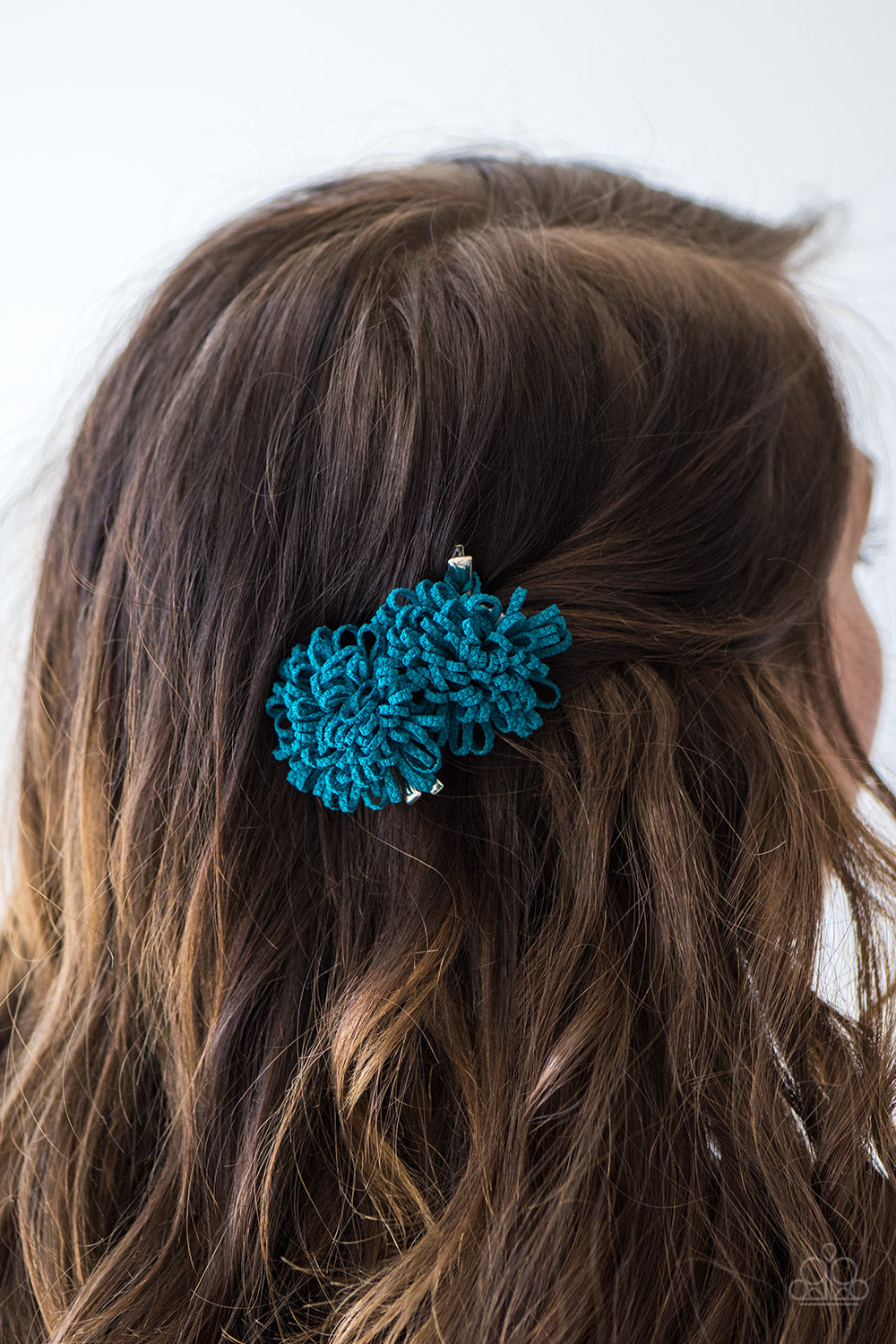 Paparazzi ♥ Dont GROW There! - Blue ♥ Hair Clip