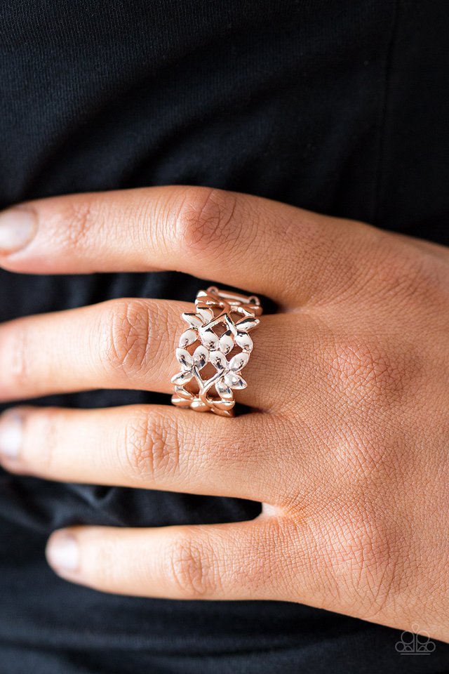 Paparazzi ♥ Get Your GROVE On - Rose Gold ♥ Ring