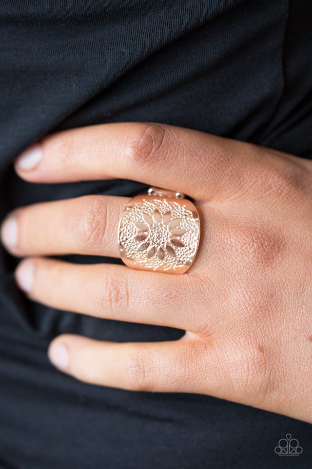 Paparazzi ♥ Country Groves - Rose Gold ♥ Ring