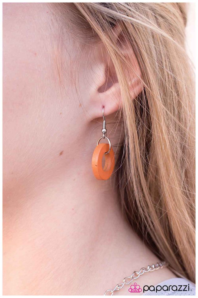 Paparazzi ♥ Organically Autumn - Orange ♥ Necklace