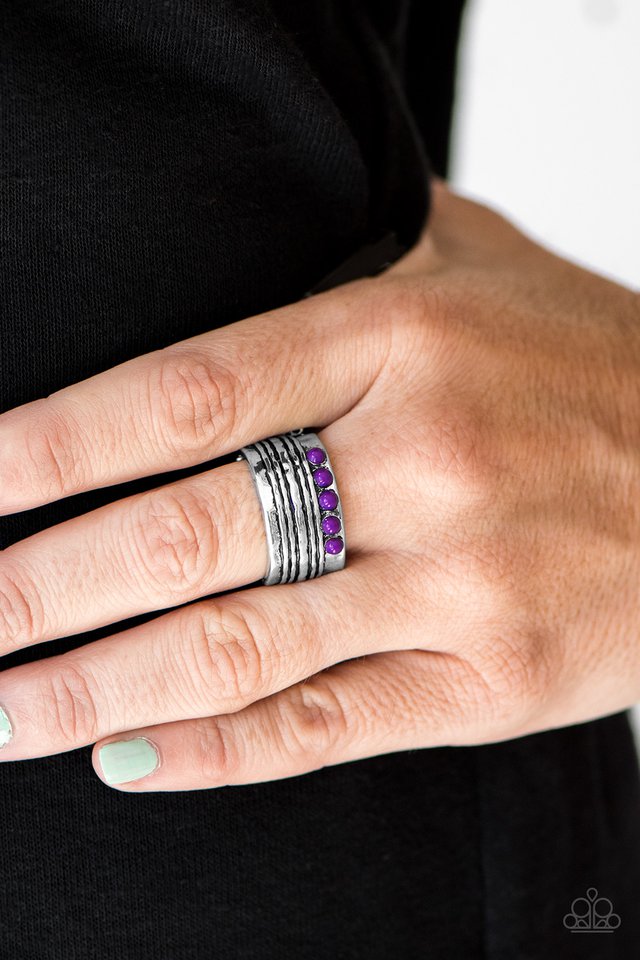 Paparazzi ♥ This Might Take A-WILD - Purple ♥ Ring