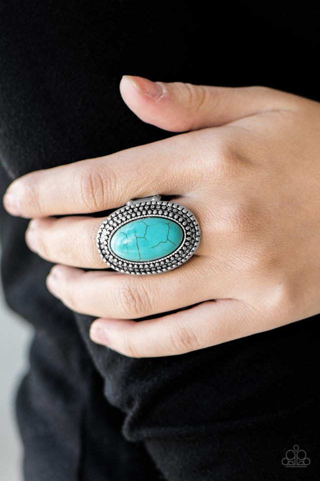 Paparazzi ♥ Country Girl Chic - Blue ♥ Ring