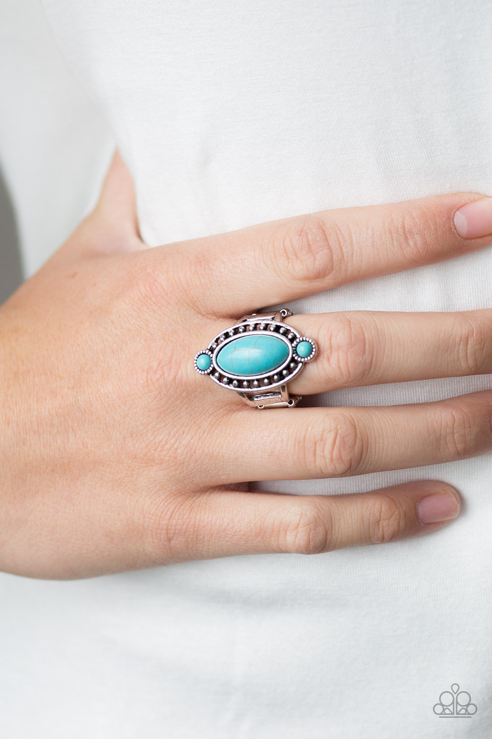 Paparazzi ♥ Bet Your Boots - Blue ♥ Ring