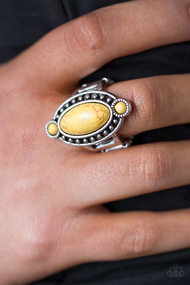 Paparazzi ♥ Bet Your Boots - Yellow ♥ Ring