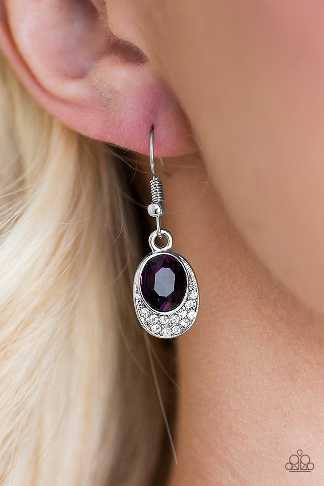 Paparazzi ♥ As Humanly POSH-ible - Purple ♥ Earrings