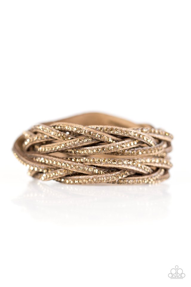 Paparazzi ♥ Musing Maverick - Brown ♥ Bracelet