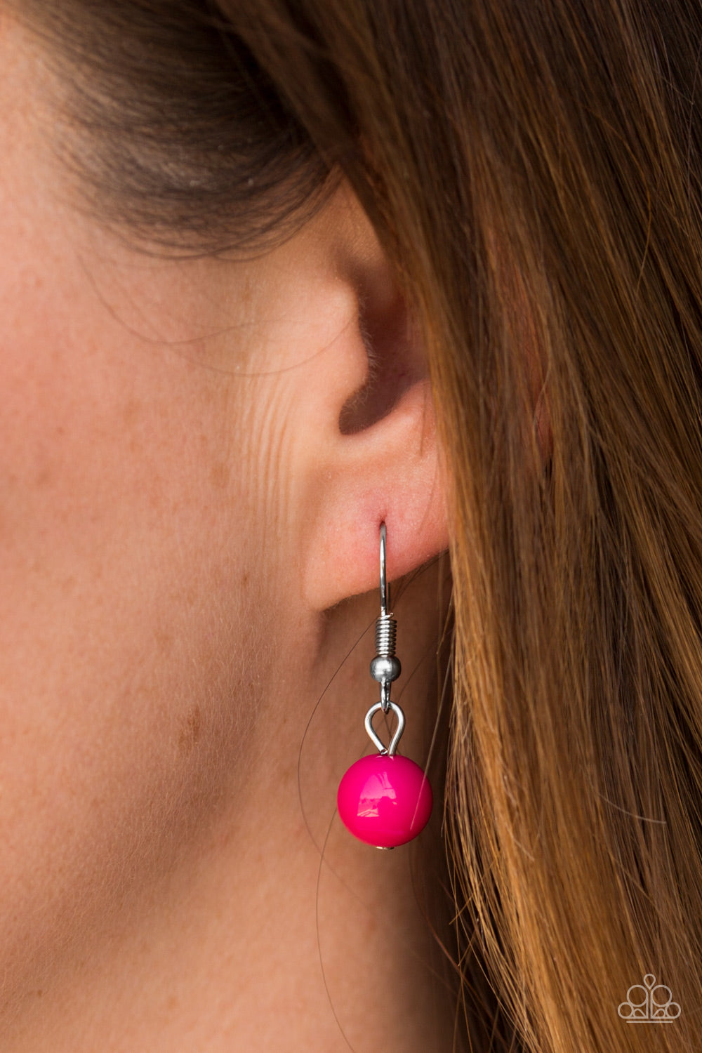 Paparazzi ♥ Set The World On WIRE - Pink ♥ Necklace