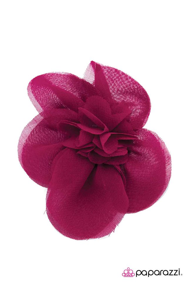 Paparazzi ♥ Comfortably Sangria - Pink ♥ Hair Clip