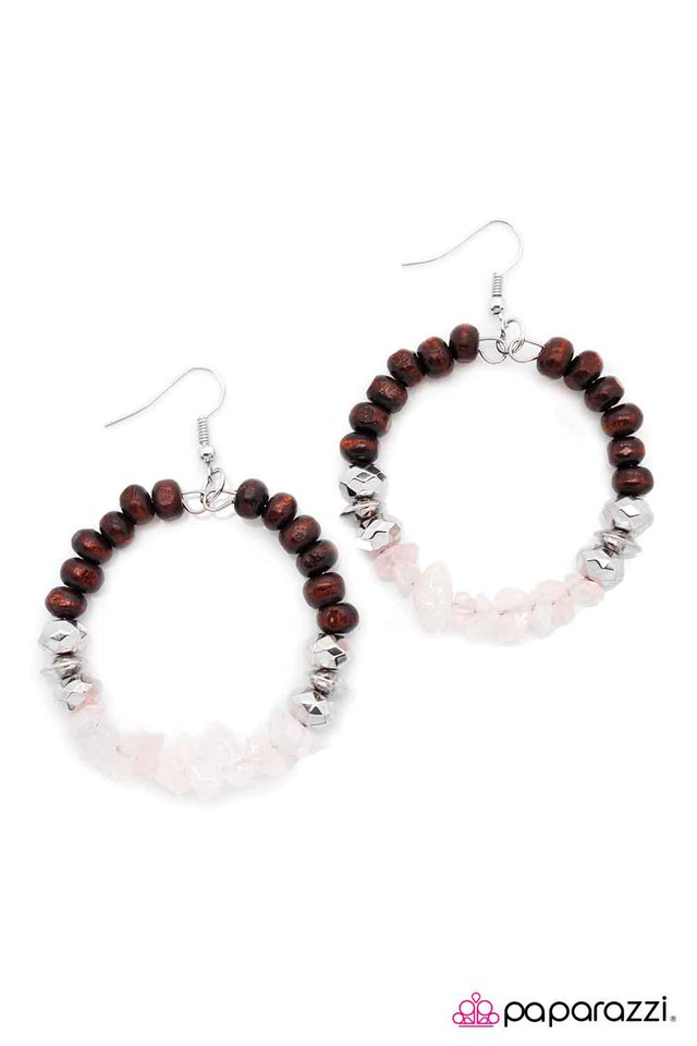 Paparazzi ♥ Twinkling Tranquility - Pink ♥ Earrings