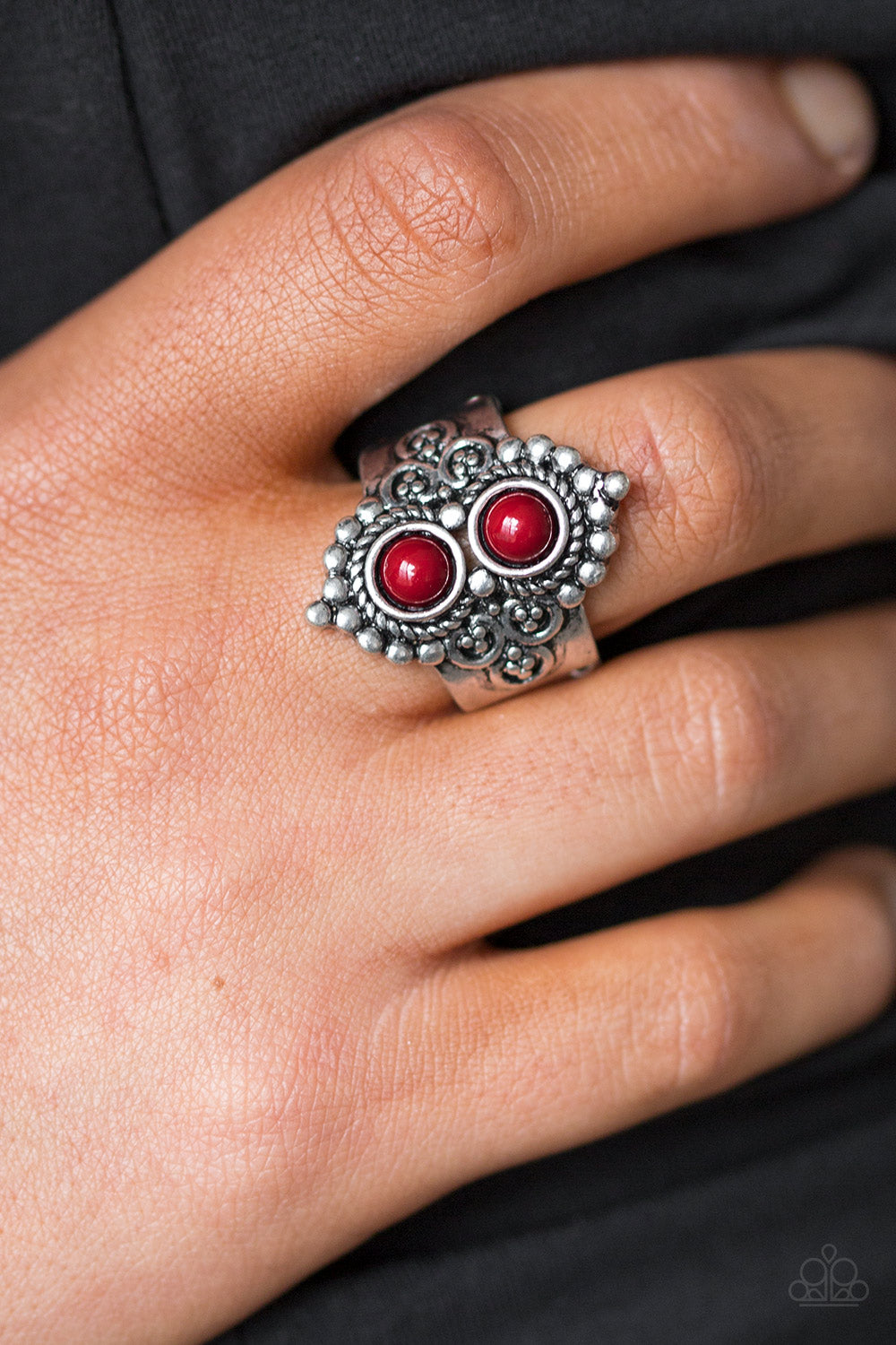 Paparazzi ♥ Riverside Radiance - Red ♥ Ring