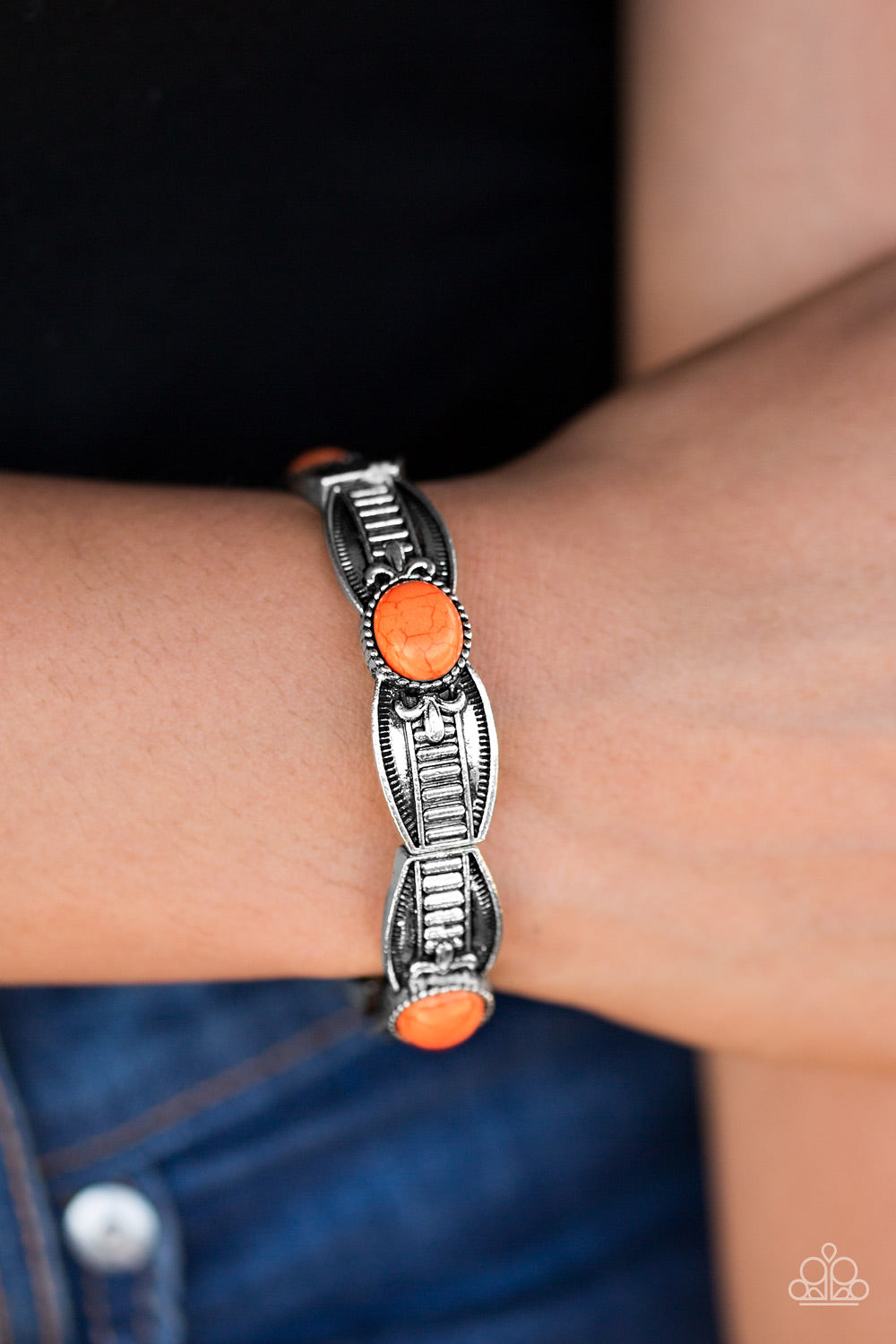 Paparazzi ♥ Mayan Majesty - Orange ♥ Bracelet