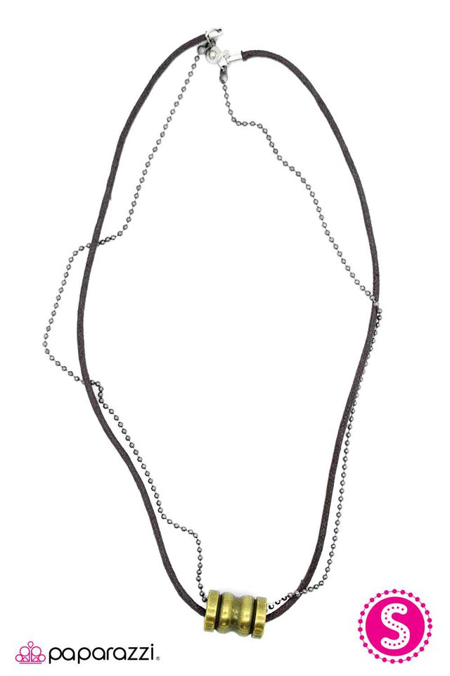 Paparazzi ♥ That Seems Fitting - Brown ♥ Necklace