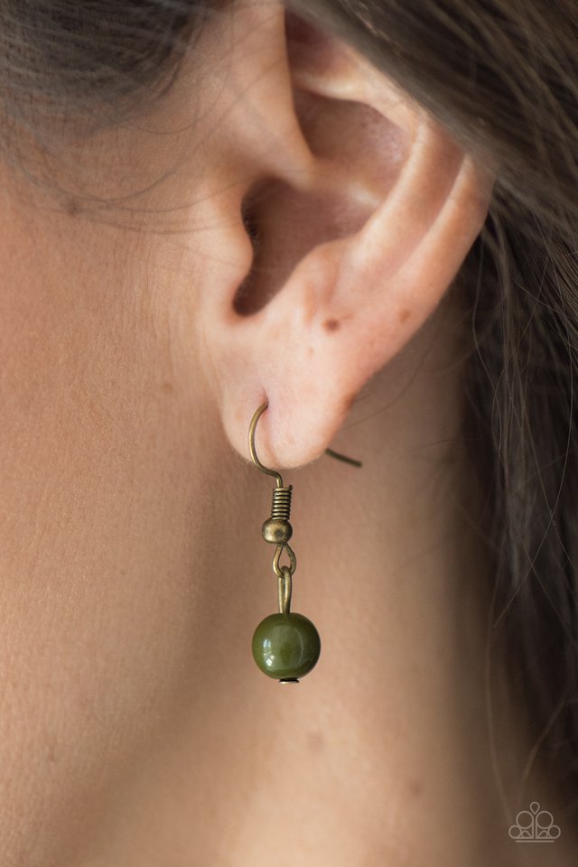 Paparazzi ♥ Ill Always BEAD There - Green ♥ Necklace