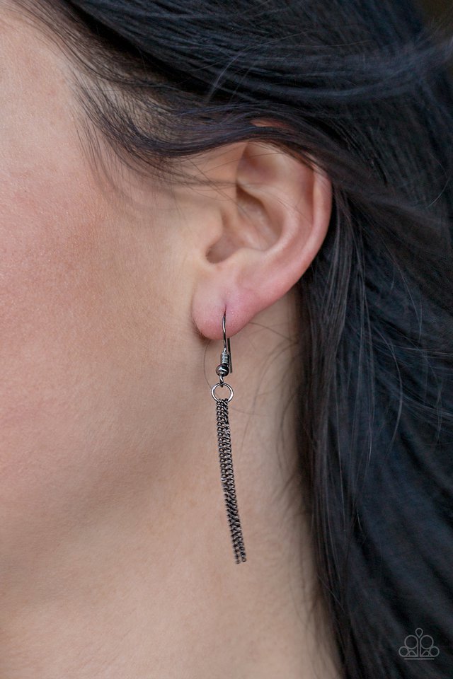 Paparazzi ♥ Simple Shine - Black ♥ Necklace