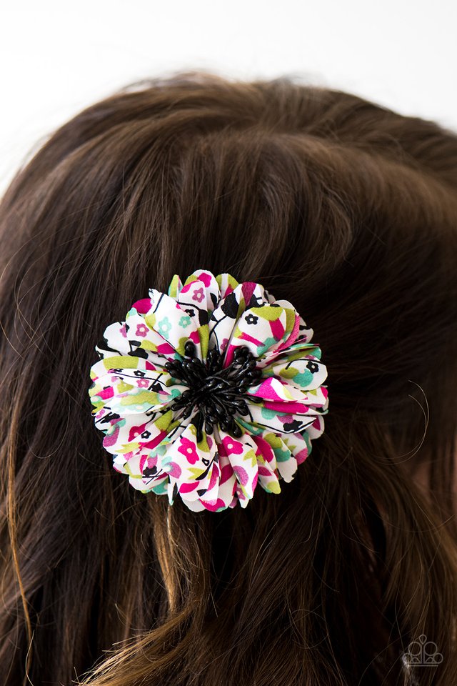 Paparazzi ♥ Dreaming Of Daisies - Green ♥ Hair Clip