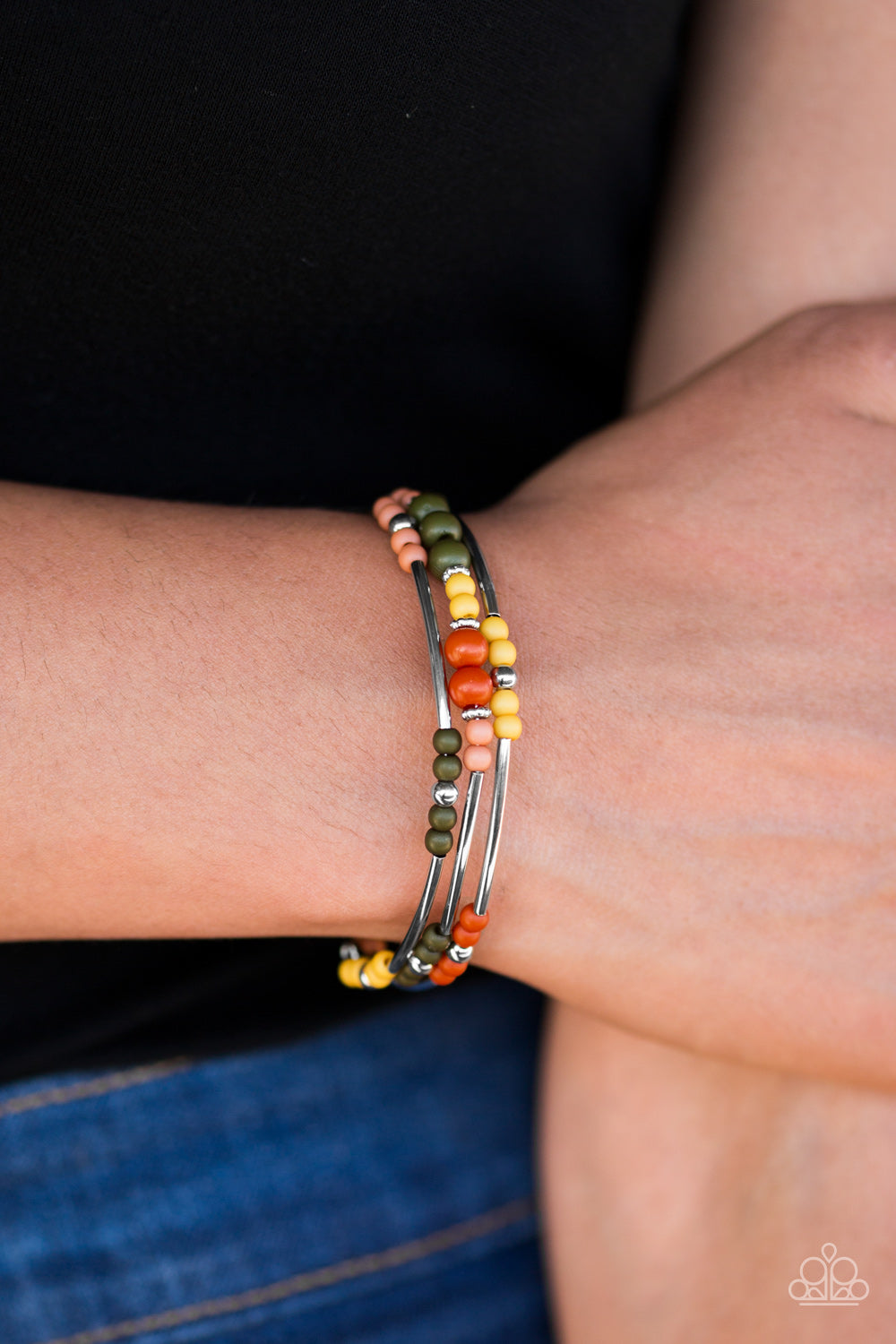Paparazzi ♥ Twisting Tranquility - Multi ♥ Bracelet