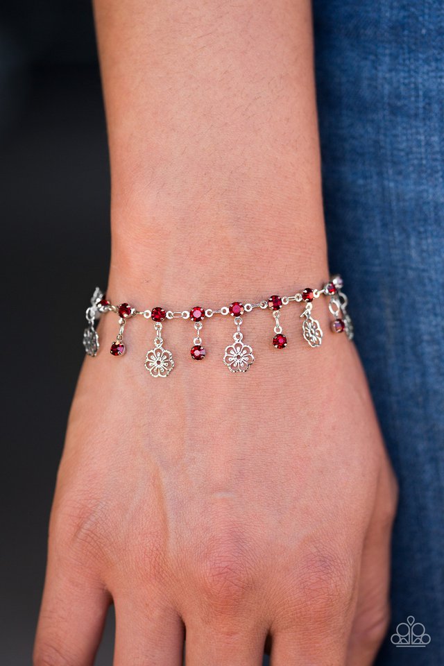 Paparazzi ♥ Hibiscus Breeze - Red ♥ Bracelet
