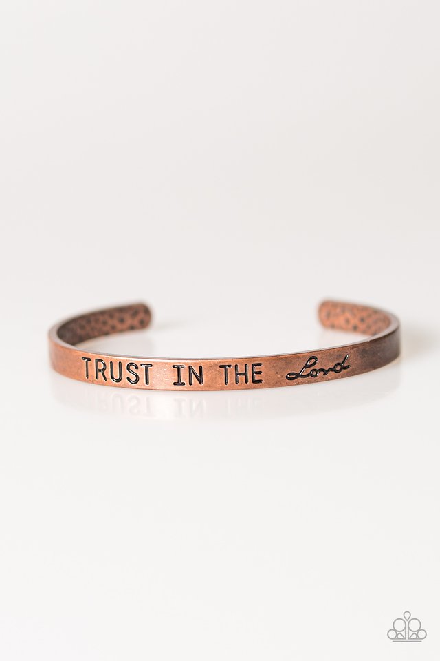 Paparazzi ♥ I Put My Trust In You - Copper ♥ Bracelet