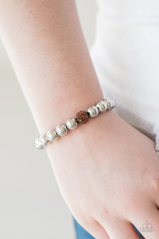 Paparazzi ♥ I GLOW What I Like - Brown ♥ Bracelet