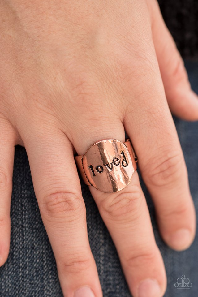 Paparazzi ♥ You Deserve Love - Copper ♥ Ring