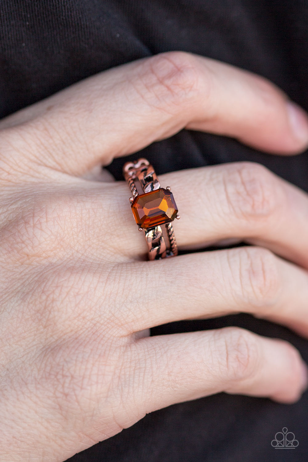 Paparazzi ♥ Jewel Of My Eye - Copper ♥ Ring