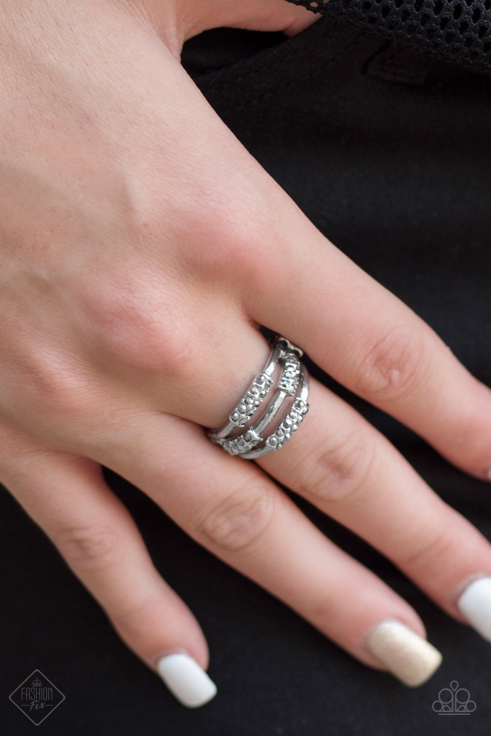 Paparazzi ♥ Glitter-topia - Silver ♥ Ring