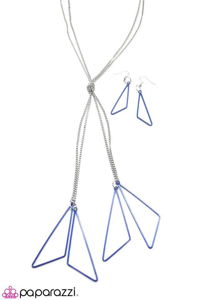 Paparazzi ♥ Shape of Things to Come - Blue ♥ Necklace