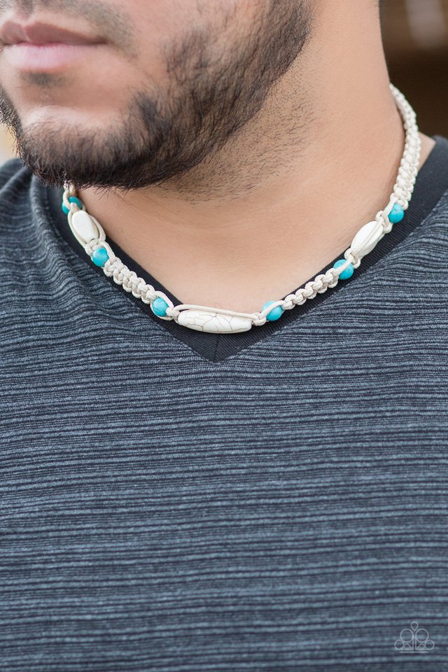 Paparazzi ♥ Desert Cliffs - White ♥ Necklace