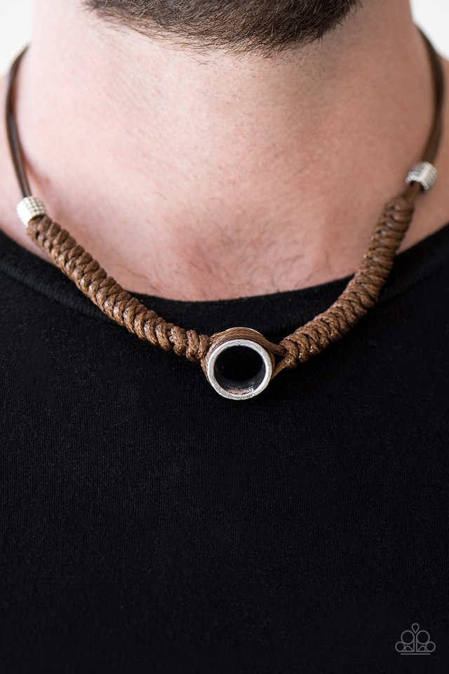 Paparazzi ♥ Take The Backroads - Brown ♥ Necklace