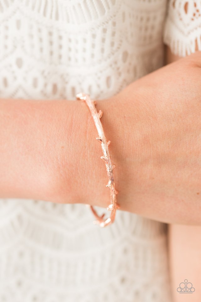 Paparazzi ♥ Easy As One, Two, TREE - Rose Gold ♥ Bracelet