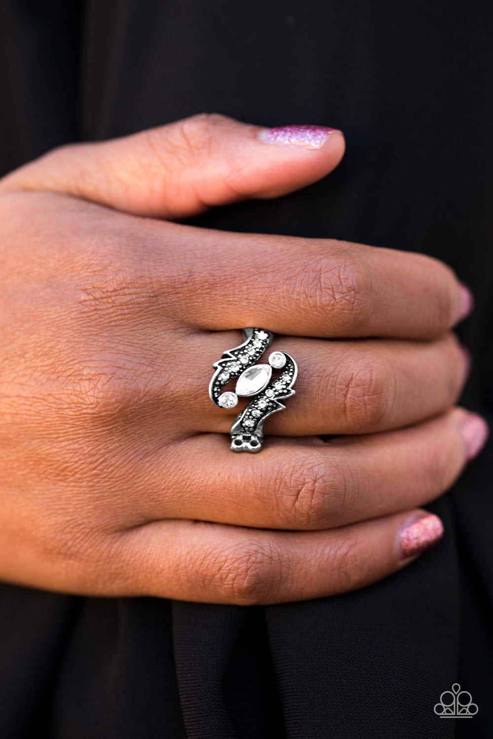 Paparazzi ♥ Every RICH Way - White ♥ Ring