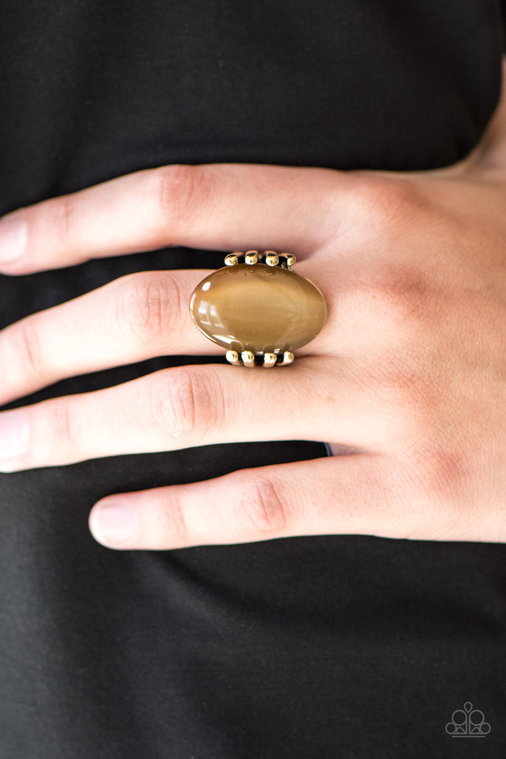 Paparazzi ♥ All Will Be SHINE! - Brass ♥ Ring