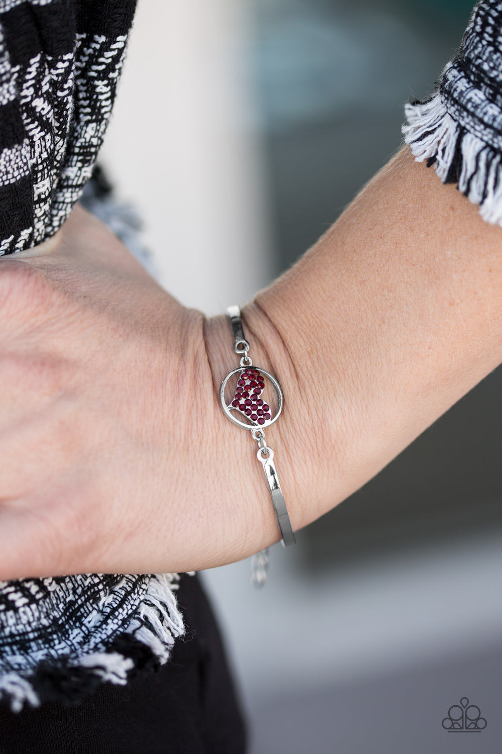 Paparazzi ♥ HEART Knock Life - Red ♥ Bracelet