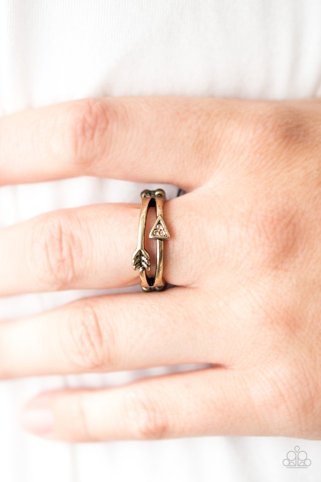 Paparazzi ♥ My Aim Is True - Brass ♥ Ring