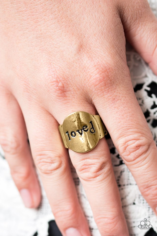 Paparazzi ♥ You Deserve Love - Brass ♥ Ring