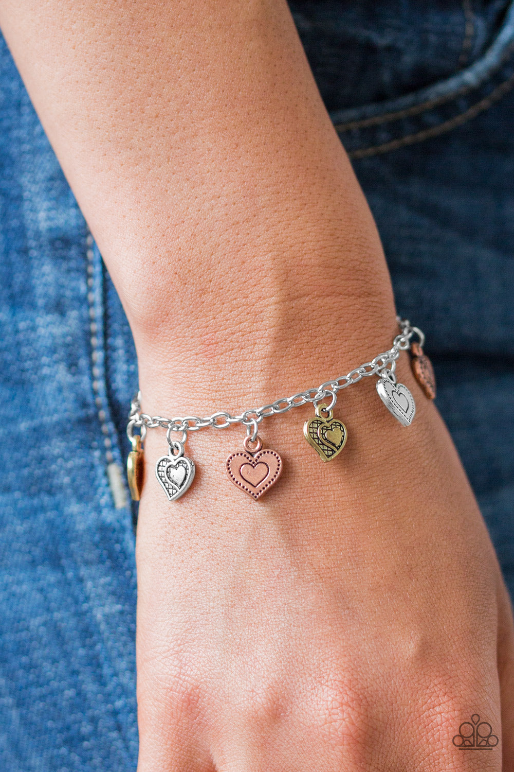 Paparazzi ♥ A HEART Act To Follow - Multi ♥ Bracelet