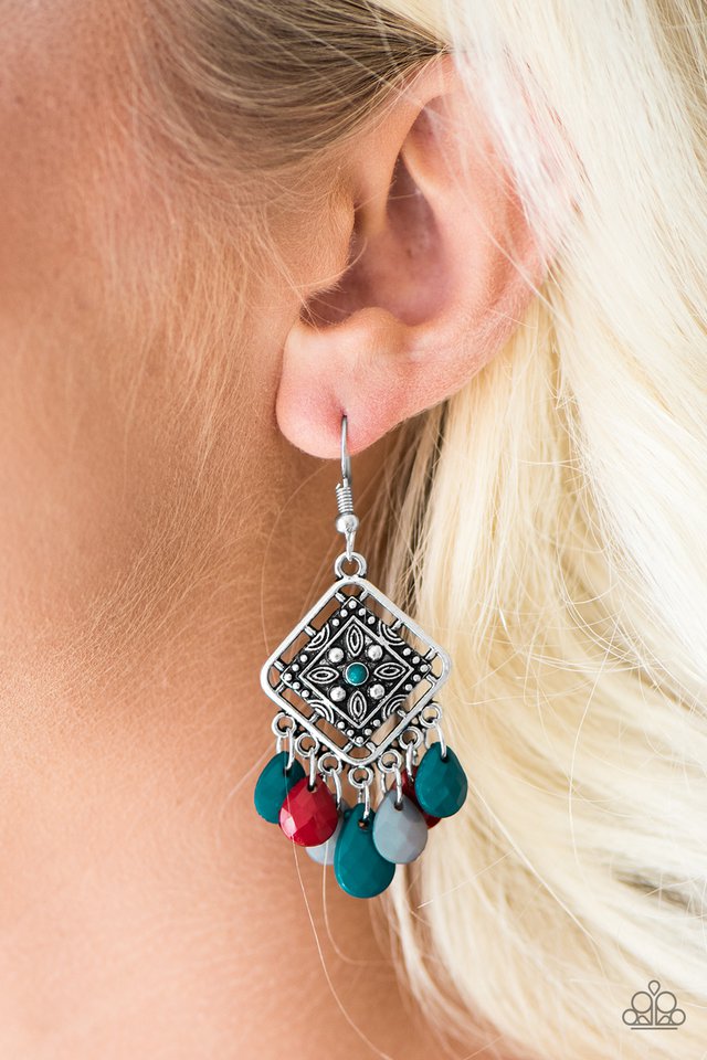 Paparazzi ♥ San Diego Spree- Multi ♥ Earrings