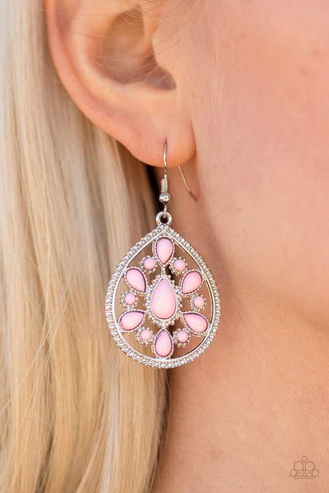 Paparazzi ♥ Pretty Princess - Pink ♥ Earrings